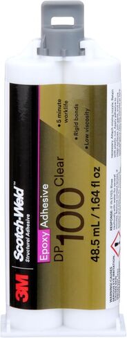 Scotch-Weld من جزأين لاصق Epoxy ، DP100 ، 1.7 أوقية ، Dou-Pak ، Clear ، 12pack in Kuwait