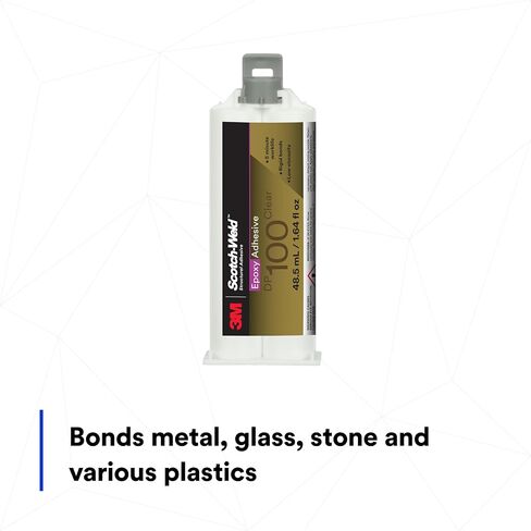 Scotch-Weld من جزأين لاصق Epoxy ، DP100 ، 1.7 أوقية ، Dou-Pak ، Clear ، 12pack in Kuwait