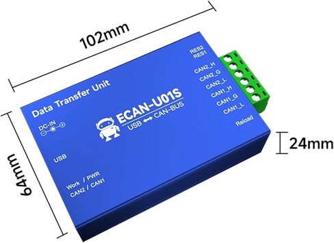 Can to USB Converter Bus Analyzer Can2.0 Debugger Can-Bus ثنائي الاتجاه ثنائي الاتجاه Cojxu Ecan-U01S التتابع المحمول in Saudi Arabia