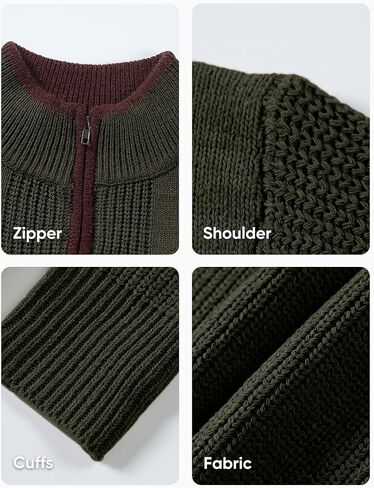 JMIERR Mens Quarter Zip Sweater Lightweight Mock Neck Casual Long Sleeve Knitted Solid Pullover Sweaters in Saudi Arabia