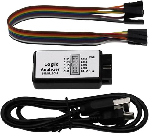 محلل LATIONS LAGICES USB SIZE MINITURE SIZE 8 ذاكرة إدخال القناة تصل إلى 24 ميجا هرتز للاختبار in Saudi Arabia