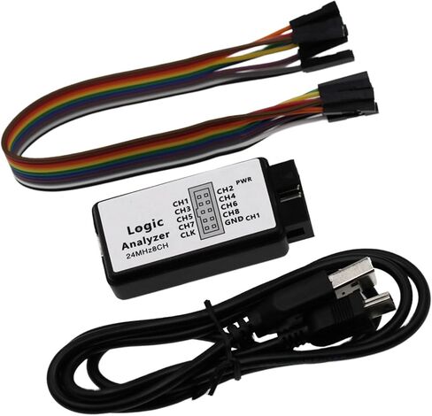 محلل LATIONS LAGICES USB SIZE MINITURE SIZE 8 ذاكرة إدخال القناة تصل إلى 24 ميجا هرتز للاختبار in Saudi Arabia