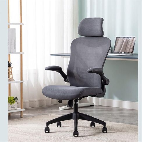 Office Chair Ergonomic Office Chair Swivel Chair Task Chair Desk Chair Lumbar Support, Breathable, Thick Seat Cushion and Adjustable Headrest Home Office Desk Chairs(Blue) in Saudi Arabia