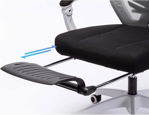 Office Chair Ergonomic Desk Chair, Swivel Chair PC Chair with Headrest and Arms, Height Adjustable, Comfortable Executive Chair with Footrest Home Office Desk Chairs(B) in Saudi Arabia