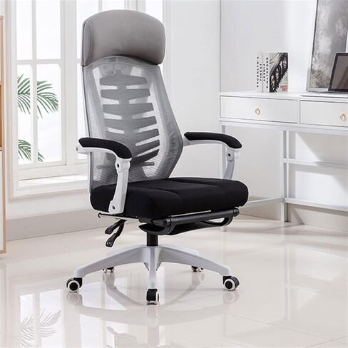 Office Chair Ergonomic Desk Chair, Swivel Chair PC Chair with Headrest and Arms, Height Adjustable, Comfortable Executive Chair with Footrest Home Office Desk Chairs(B) in Saudi Arabia