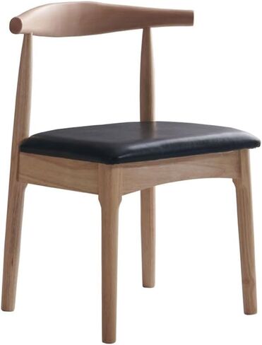 Office Chair Nordic Solid Wood Dining Chair, Home backrest Stool, Modern Minimalist Desk Chair, Office Conference Tea Table Chair Home Office Desk Chairs in Saudi Arabia