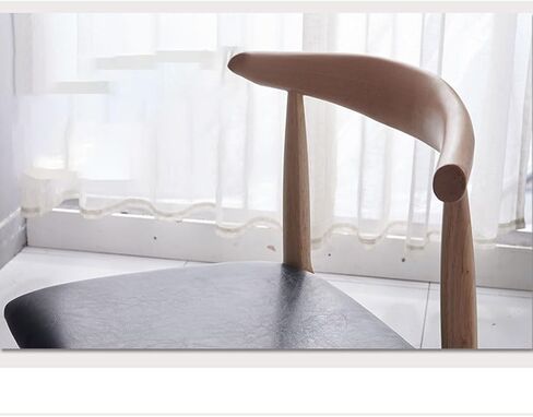 Office Chair Nordic Solid Wood Dining Chair, Home backrest Stool, Modern Minimalist Desk Chair, Office Conference Tea Table Chair Home Office Desk Chairs in Saudi Arabia