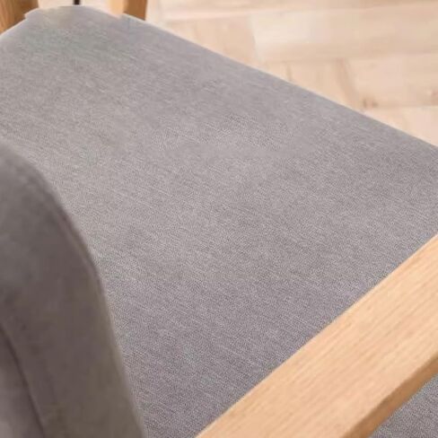 Office Chair Wood Color Dining Chair Comfortable Lounge Armchair Modern Dining Room Chair with Solid Wood Frame and Thick Cushion Home Office Desk Chairs(B) in Saudi Arabia