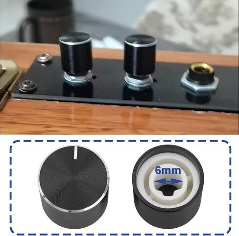 إنشاء فكرة 10pcs 13mmx15mm من الألومنيوم الجهد مقبض مقبض مقبض مقبض المقبض الصعود مناسبة ل 6 ملم من الجهد العمود السود in Saudi Arabia