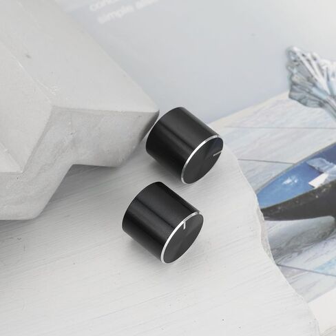 إنشاء فكرة 10pcs 13mmx15mm من الألومنيوم الجهد مقبض مقبض مقبض مقبض المقبض الصعود مناسبة ل 6 ملم من الجهد العمود السود in Saudi Arabia