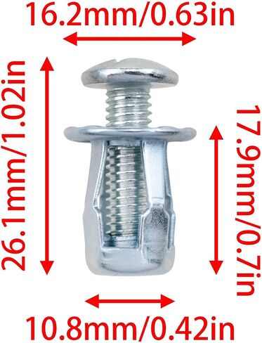Aylifu Hollow Wall Anchors Door مرساة مرساة مرساة الفضة M6 × 25 مم/0.23 × 0.98 بوصة لارتداء الجدار المجوف الألومنيوم الصلب لوحة الحديد لوحة البلاستيك 20pcs (M6*25mm) in Saudi Arabia