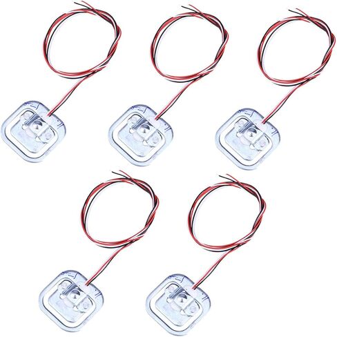 Amosfun 5Pcs Load Cell Replacement Weighing Sensor Half Bridge Sensors for Human Scale Easy Installation Capacity with Random Wire Color in Saudi Arabia