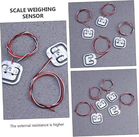 Amosfun 5Pcs Load Cell Replacement Weighing Sensor Half Bridge Sensors for Human Scale Easy Installation Capacity with Random Wire Color in Saudi Arabia