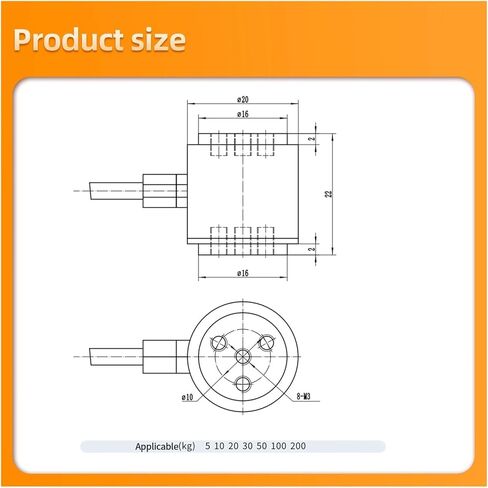 Load Cell Sensor HX711 AD Module Weight Sensor Electronic Scale Micro Weighing Cell Sensor 5KG 10KG 20KG 50KG 100KG(Range 0-50KG) in Saudi Arabia