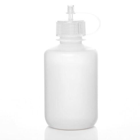 Eisco - 12 Pack 125ml LDPE إسقاط زجاجات تصميم اليورو مع أغطية المسمار و Sropper Spouts للمختبر أو الفصل الدراسي أو استخدام المنزل in Saudi Arabia