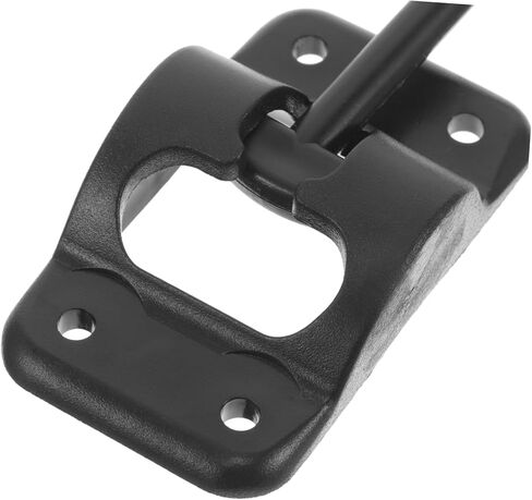 RV Door Catch حامل بلاستيكي متين مع مسامير لتثبيت آمن لدخول RV وأبواب المقطورة مزلاج موثوق للاستخدام الأسود in Kuwait