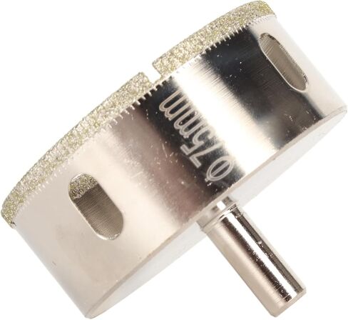 75mm Hole Saw Drill Bit Diamond Coating Plated Hole Opener, for Ceramic Tile Marble Glass Fibre Drilling in Saudi Arabia