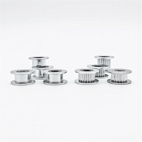 20 Teeth 2GT Idler Pulley Synchronous Wheel Bore 3/4/5/6/8mm with Bearing Belt Width 6/9/10/12/15mm 3D Printer GT2 Timing Pulley(Bore 4mm with Teeth,1pcs,10mm-Black) in Kuwait