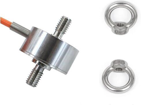 Mini Load Cell Bellows Type Test Tension Compression Force Sensor with 2PCS Hanging Ring(Range 0-50KG) in Saudi Arabia