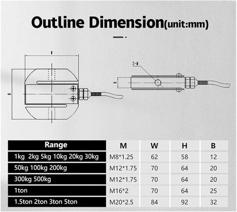 DYLY-102 S Type Tension Pressure and Weighing Sensor Force Measurement Module Industrial Weight 5kg500kg(5T) in Saudi Arabia