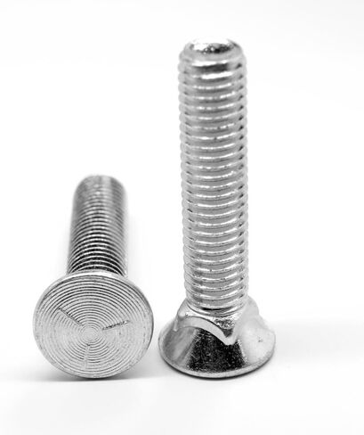 7/16"-14 x 1 3/4" Coarse Thread Grade 5 Plow Bolt #3 Flat Head Medium Carbon Steel Zinc Plated Pk 50 in Saudi Arabia