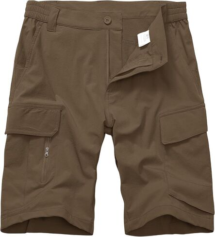 Toomett Mens Cargo Shorts Quick Dry Stretch Work Shorts for Hiking Fishing Tactical Lightweight Breathable Outdoor in Saudi Arabia