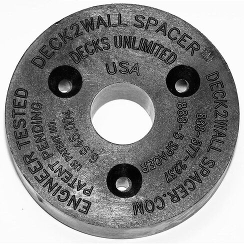 D2W58-10PK Deck2Wall Spacer 2-1/2 "x 5/8" in Saudi Arabia