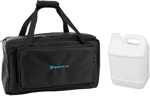 Rockville Bundle: (1) ROCKHAZE 1000 CFM DMX Hazer Machine Water Based DJ/Club Haze+2 Remotes Bundle with (1) BAG1200 Waterproof Travel Bag For Fog/Haze Machine (2 Items) in Saudi Arabia