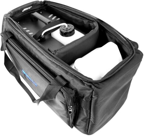Rockville Bundle: (1) ROCKHAZE 1000 CFM DMX Hazer Machine Water Based DJ/Club Haze+2 Remotes Bundle with (1) BAG1200 Waterproof Travel Bag For Fog/Haze Machine (2 Items) in Saudi Arabia