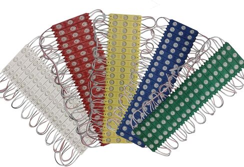 أضواء واجهات المتجر 100PCS وحدة LED LED الضوء الأحمر للعلامات 1.2W 12V DC 2835 SMD 3 نافذة LED مضادة للماء لدكنة علامة الإعلان (الأحمر ، لا يتم تضمين إمدادات الطاقة) in Saudi Arabia