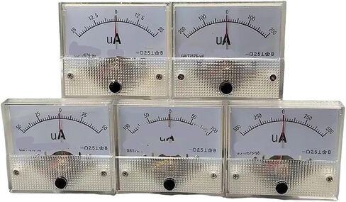 85C1 ثنائي الاتجاه أمبيرميتر إيجابي وسلبي microamperes 64mm*56mm (-500UA إلى 500UA) in Saudi Arabia