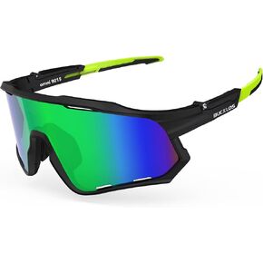 BUCKLOS Polarized Cycling Sunglasses for Men Women UV400 Protection,TR90 Bike Safety Glasses for Running Sports Baseball in Kuwait