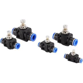 تدفق الهواء التحكم في سرعة صمام صمام أنبوب الماء الضغط الهوائي في تركيبات صمام الخانق SA 4-12 ملم (12 مم) in Kuwait