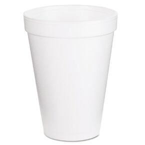 12J12 Foam Cups, 12 oz., White (Pack of 1000) in Saudi Arabia