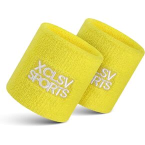 فرقة المعصم-فرقة رياضية من العرق للرياضيين-100 ٪ Terry Cloth Band-Band-معصم القطن الماص-فرق معصم رياضية-فرق ذراع مزدوجة-زوج واحد in Kuwait