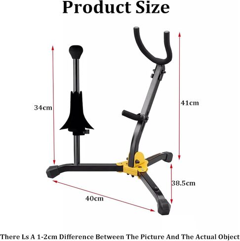 Saxophone Stand,Iron Tripod,Vertical Foldable Telescopic Bracket,Suitable for Alto/Tenor/Soprano Saxophone in Saudi Arabia