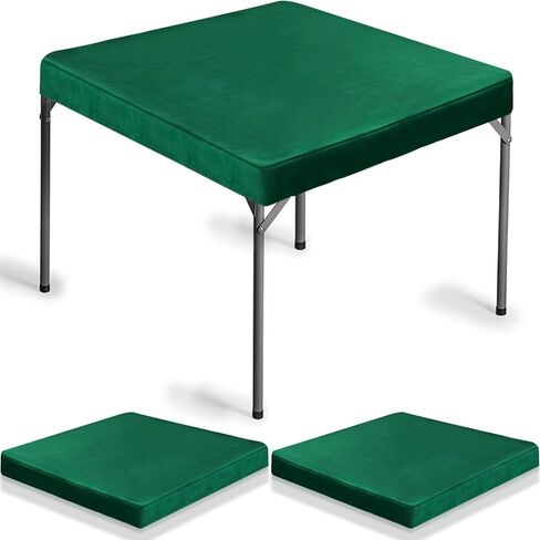 Frienda 2 Pack Table Table Cover 34 × 34 بوصة شعرت لعبة TableCover قابلة للطي TableChloth لجدول البطاقات للعب لعبة البوكر Mahjong Games in Kuwait