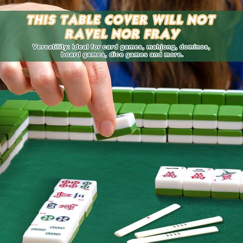 Frienda 2 Pack Table Table Cover 34 × 34 بوصة شعرت لعبة TableCover قابلة للطي TableChloth لجدول البطاقات للعب لعبة البوكر Mahjong Games in Kuwait