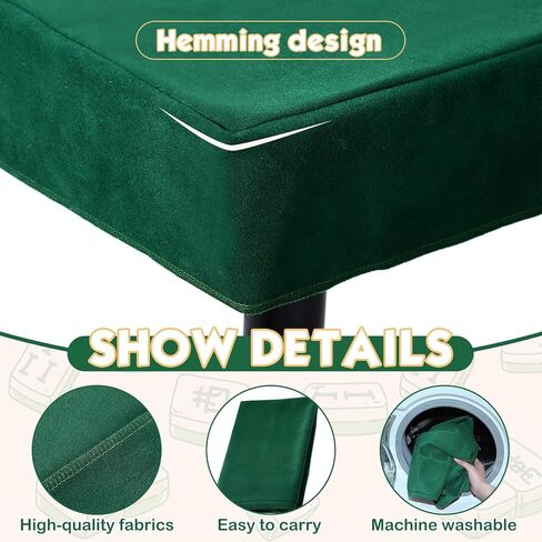 Frienda 2 Pack Table Table Cover 34 × 34 بوصة شعرت لعبة TableCover قابلة للطي TableChloth لجدول البطاقات للعب لعبة البوكر Mahjong Games in Kuwait