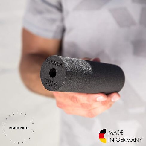 Blackroll - أسطوانة الرغوة الصغيرة ، أداة تدليك للأقدام والأيدي والذراعين ، مثالية لحجم السفر والإفراج العضلي العضلي المستهدف ، للتمرين ، التدليك ، واستعادة العضلات ، 6 "× 2" ، Azure in Kuwait