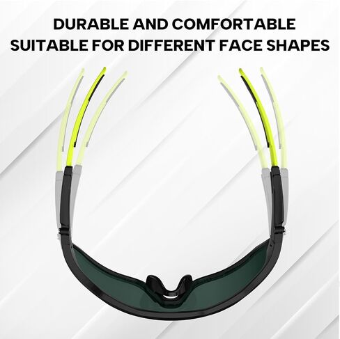 BUCKLOS Polarized Cycling Sunglasses for Men Women UV400 Protection,TR90 Bike Safety Glasses for Running Sports Baseball in Saudi Arabia