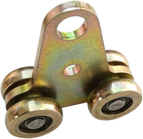 Heavy Duty Crane Hoisting Wheel Translation Door Railing Wheel Industrial Door Bearing Pulley Slide Guide Rail Plate(Blue) in Saudi Arabia