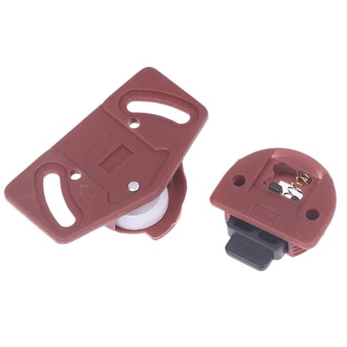 4 Pairs Wardrobe Roller Sliding Door Gear Circuit Board Indoor Panel Kit Furniture Sliding Door Roller Set Cabinet ABS Wheel in Saudi Arabia