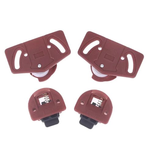 4 Pairs Wardrobe Roller Sliding Door Gear Circuit Board Indoor Panel Kit Furniture Sliding Door Roller Set Cabinet ABS Wheel in Saudi Arabia