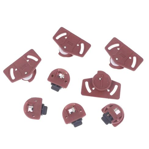 4 Pairs Wardrobe Roller Sliding Door Gear Circuit Board Indoor Panel Kit Furniture Sliding Door Roller Set Cabinet ABS Wheel in Saudi Arabia