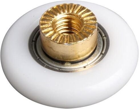 8pcs Shower Room Pulley Bathroom Sliding Glass Door Wheels Nylon Copper Roller Hanging Round(Diameter 23mm) in Saudi Arabia