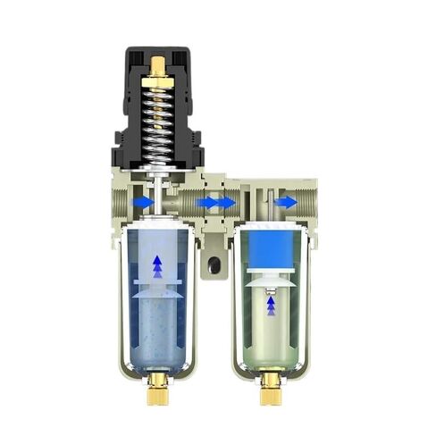 AC3010-03 AC4010-04 AC5010-06 AC5010-10 Air Source Processor AC2010-02 Filter Pressure reducing Valve Oil-Water Separator(AC2010-02) in Kuwait