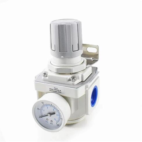 سلسلة كبيرة قابلة للتعديل الحجم 3/4 1 بوصة AR5000-06 AR5000-10 منظم الأسطوانة الهوائية مع مقياس الضغط (AR5000-06) in Kuwait