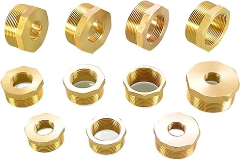 تركيب أنابيب مخفضات جلبة النحاس ، من F إلى M الخيوط ، 1/8 "1/4" 3/8 "1/2" 3/4 "، لمحول غاز المياه النحاسي (F 01 إلى M 02) in Kuwait