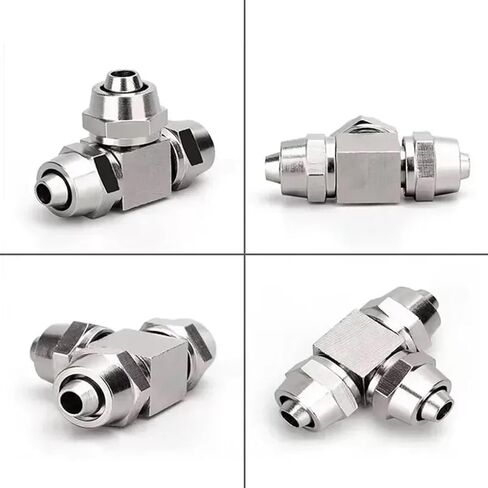 10pcs KPE KPM KPU KPV KPZA COPPER COPPER NICKEL CONSECTION MONCETROMATION AIR TUBE OD 4 6 8 10 12 14 16MM Connect (KPV ، 8mm (10pcs)) in Kuwait